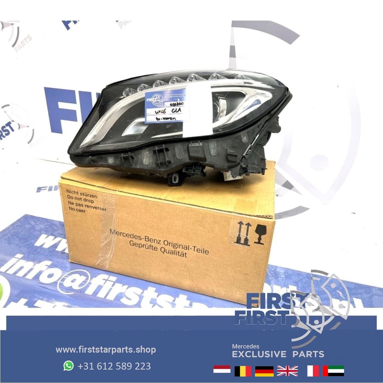 W156 GLA LED BI XENON KOPLAMP LINKS Mercedes ORIGINEEL 2013-, Utilisé, -, -, Enlèvement ou Envoi