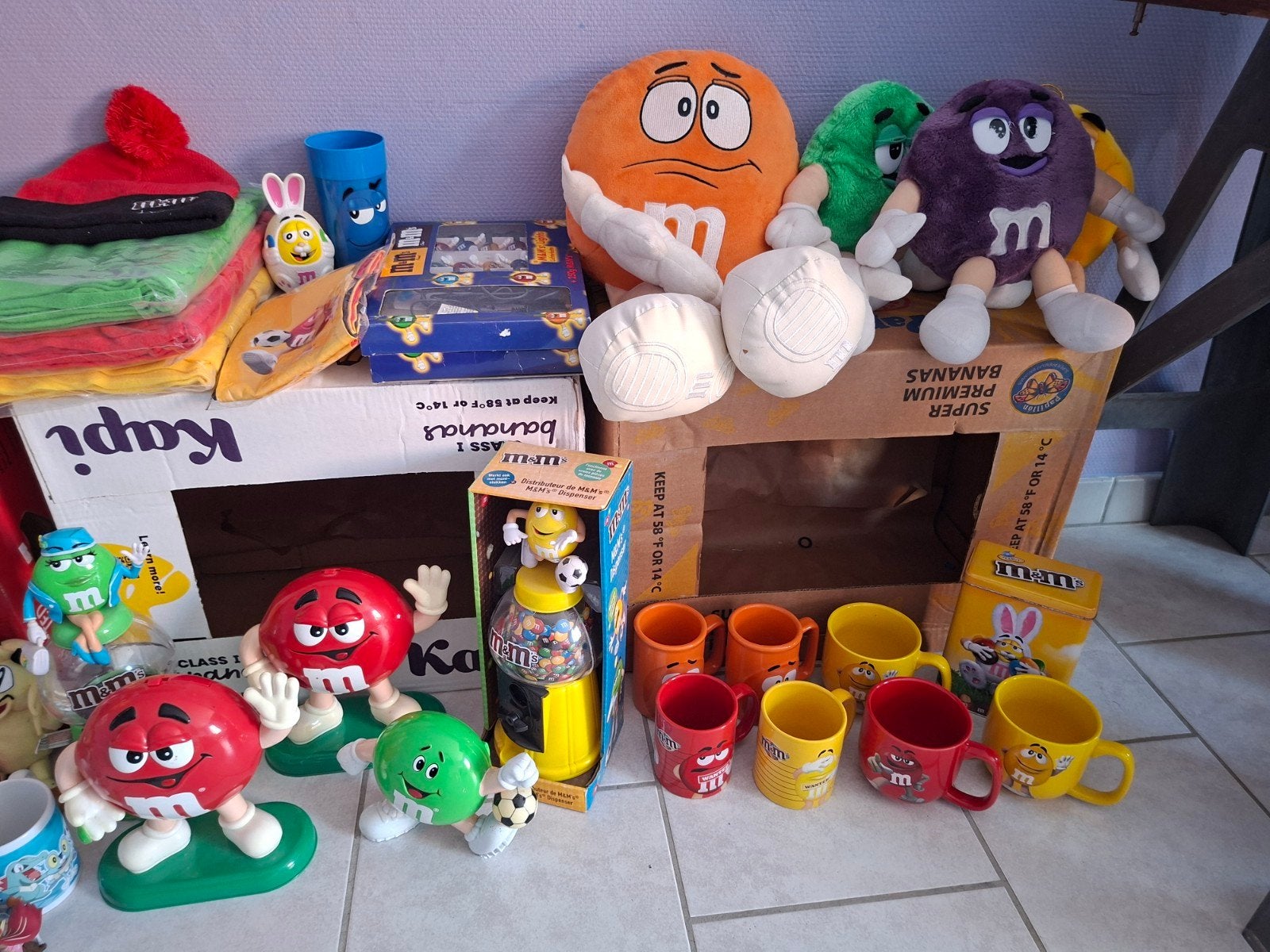 Lot M&m’s, Enlèvement