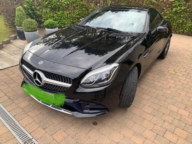 Mercedes-Benz SLC 180, Auto's, Automaat, Achterwielaandrijving, Euro 6, Zwart