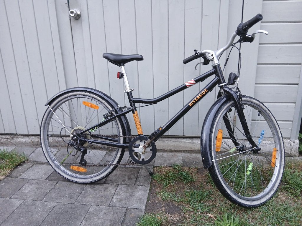 fiets 24 inch jongens, Ophalen, Velgrem, B-TWIN, Handrem