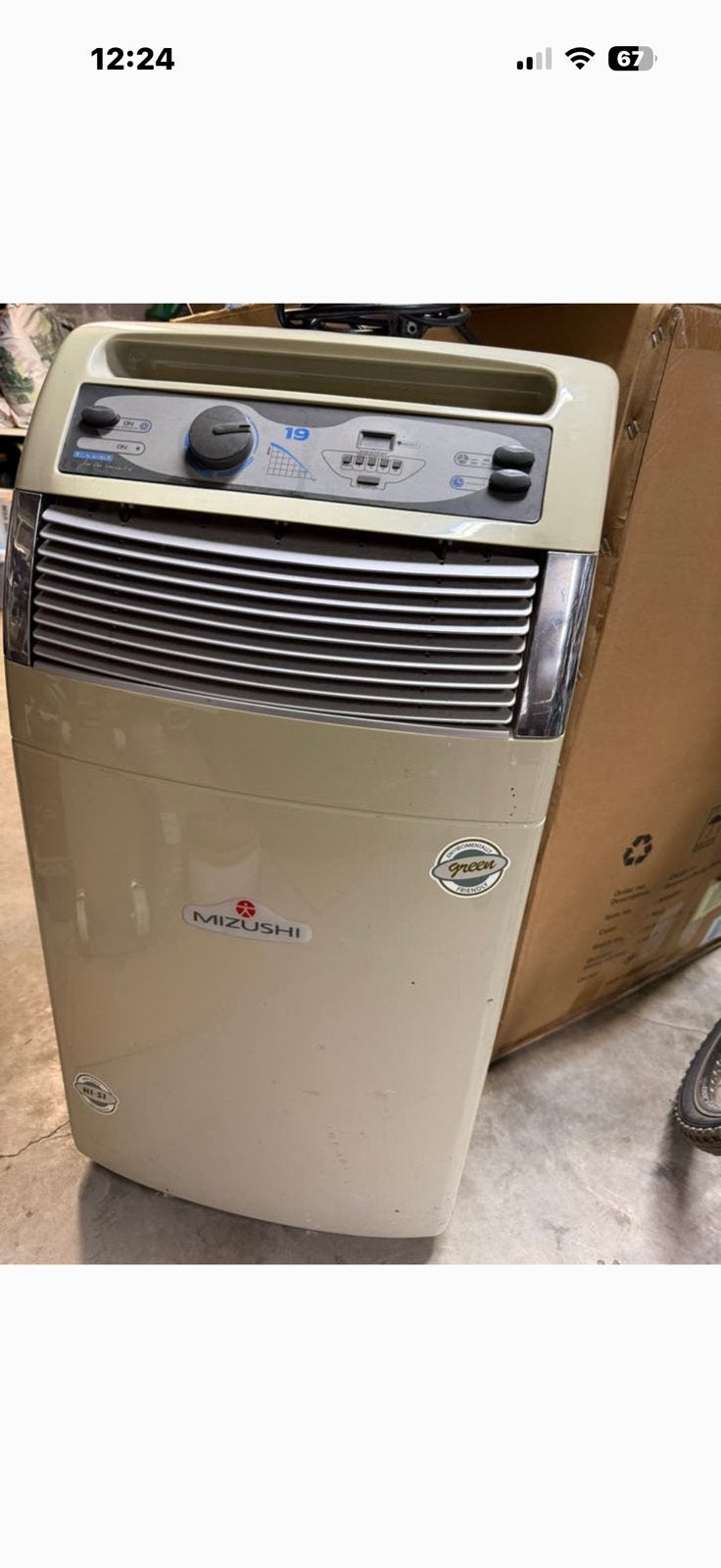 Airco werkt niemeer . Kan nog dienen als ventilator, Elektronische apparatuur, Ophalen, Gebruikt, Staande ventilator