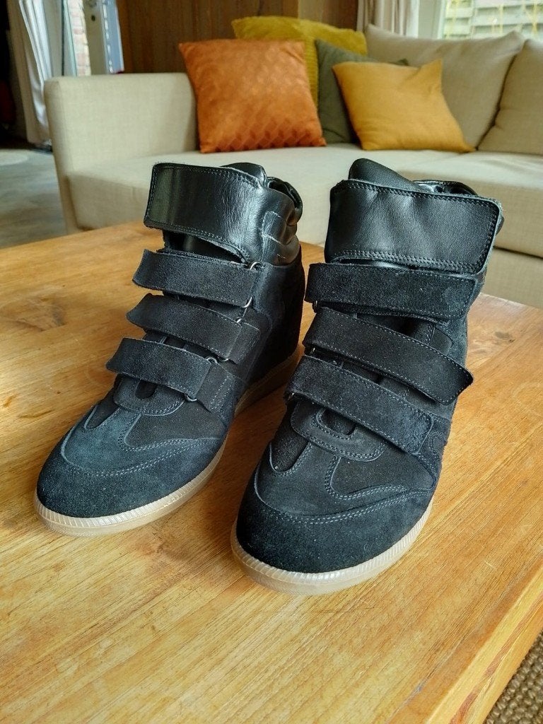 Nieuwe high heel sneakers zwart, ANDERE, Zwart, Nieuw, Ophalen of Verzenden