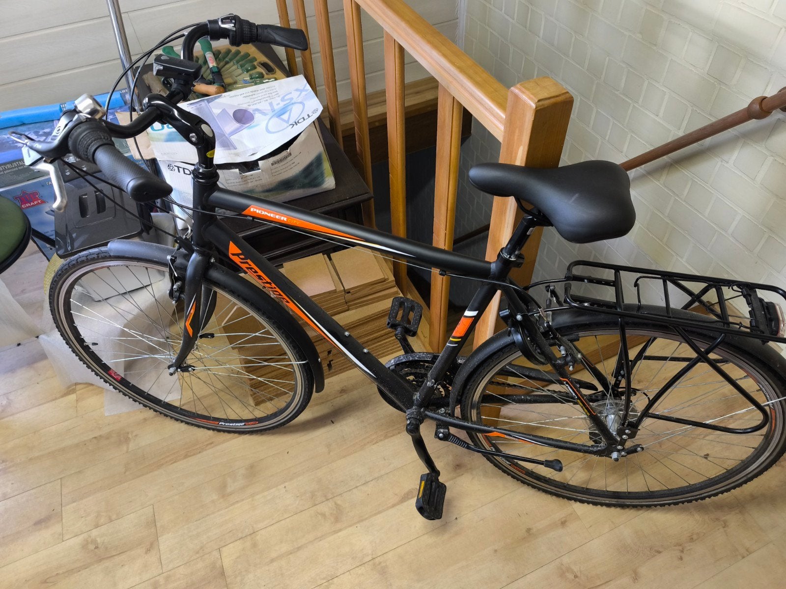 Herenfiets lichtgebruikt, Velgrem, Versnellingen, Zo goed als nieuw, Ophalen