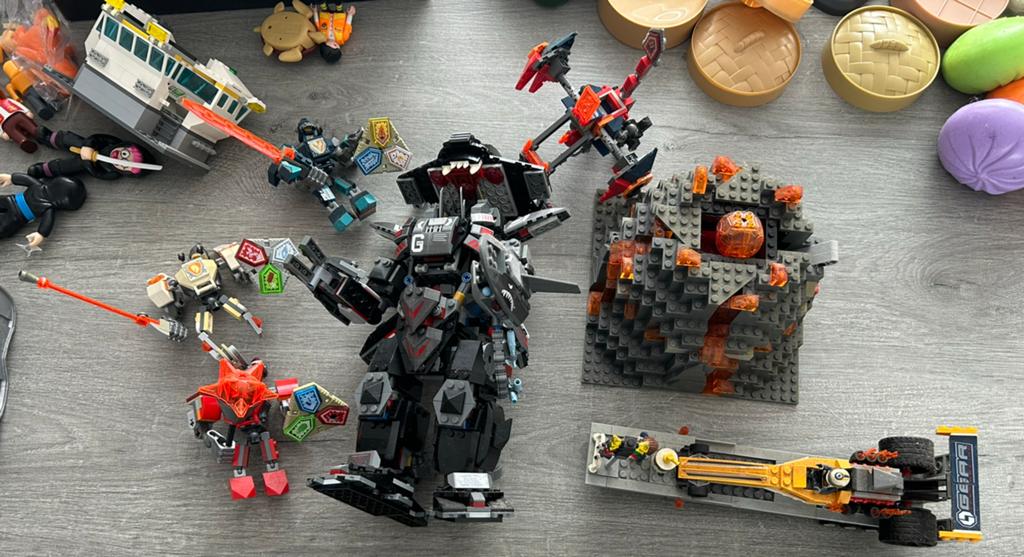 Lot lego Ninjago & Knights, Ophalen, Zo goed als nieuw, Lego, Ninjago