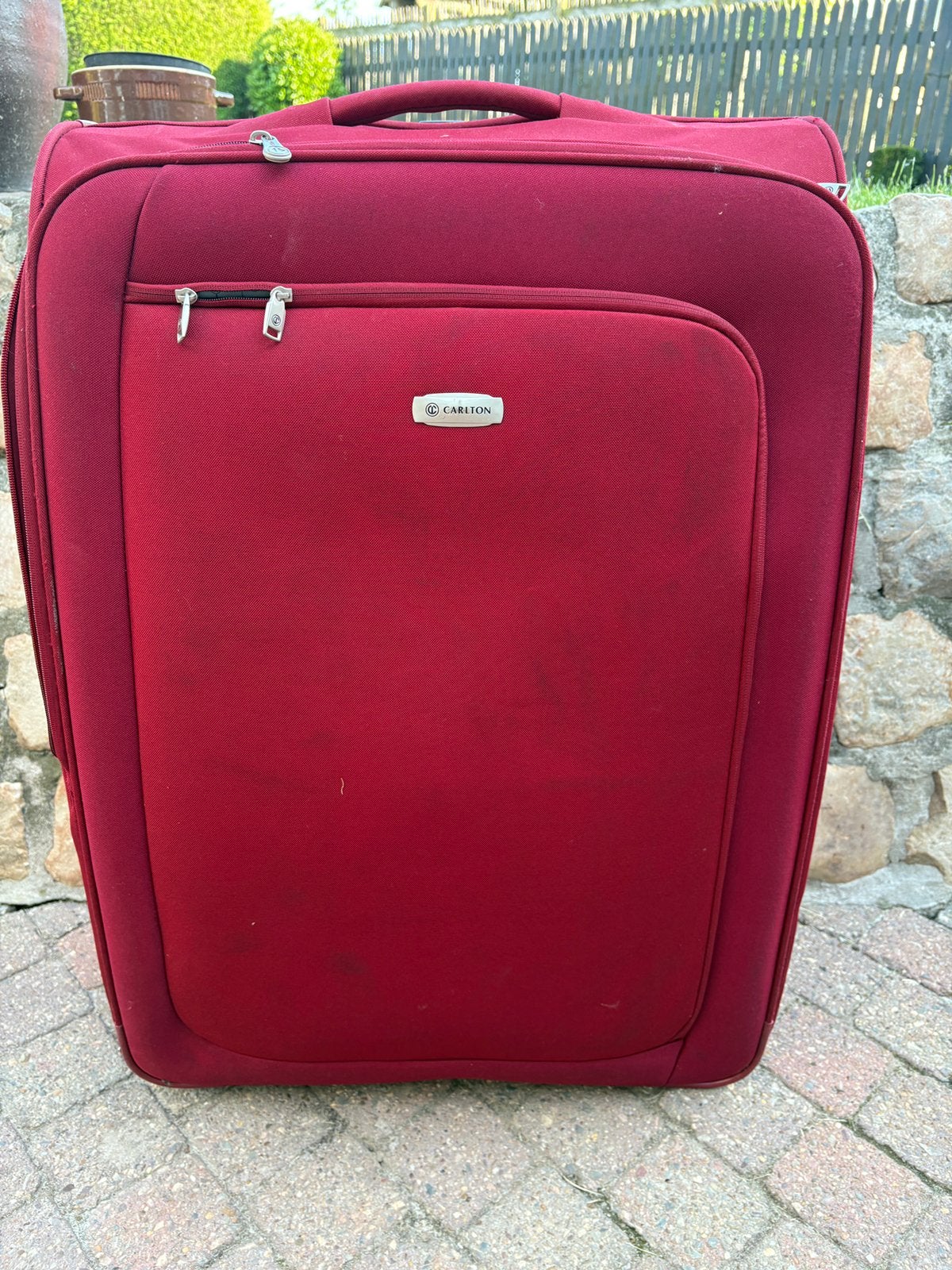 Grote valies Carlton 80/25/52, Ophalen, Wieltjes, Gebruikt, 45 tot 55 cm