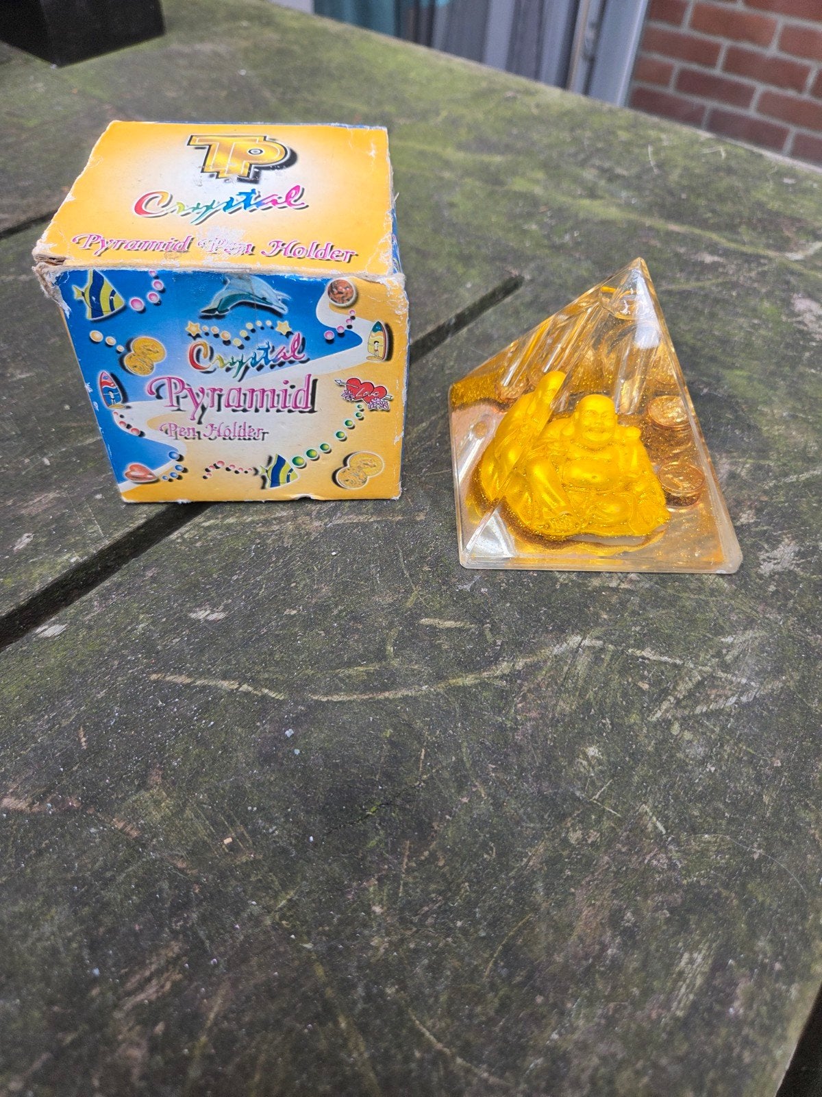 Penhouder piramide., Verzamelen, Ophalen of Verzenden