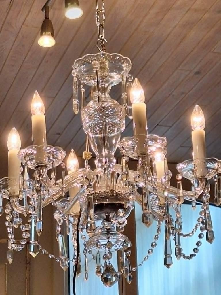 luster boheems kristal,volledig gerestaureerd, Ophalen of Verzenden, Zo goed als nieuw