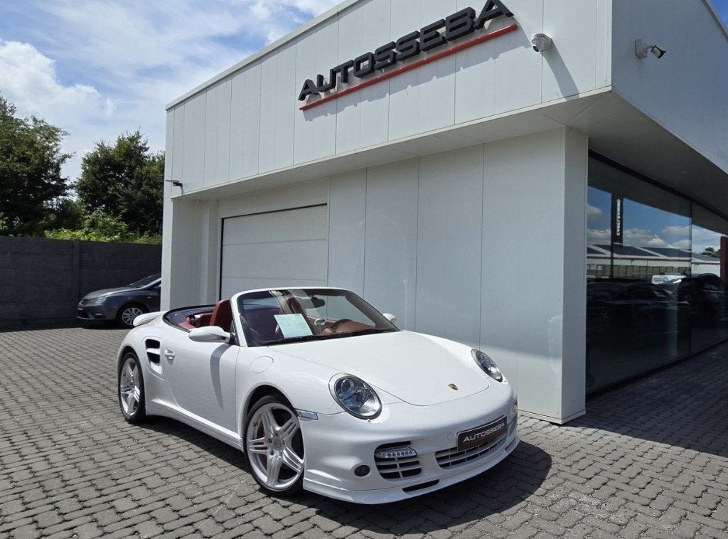 Porsche 997 3.6 Turbo Pdk/Cabrio 4x4 *EERSTE EIGENAAR*, Auto's, Porsche, Automaat, Cabriolet, Wit, Leder
