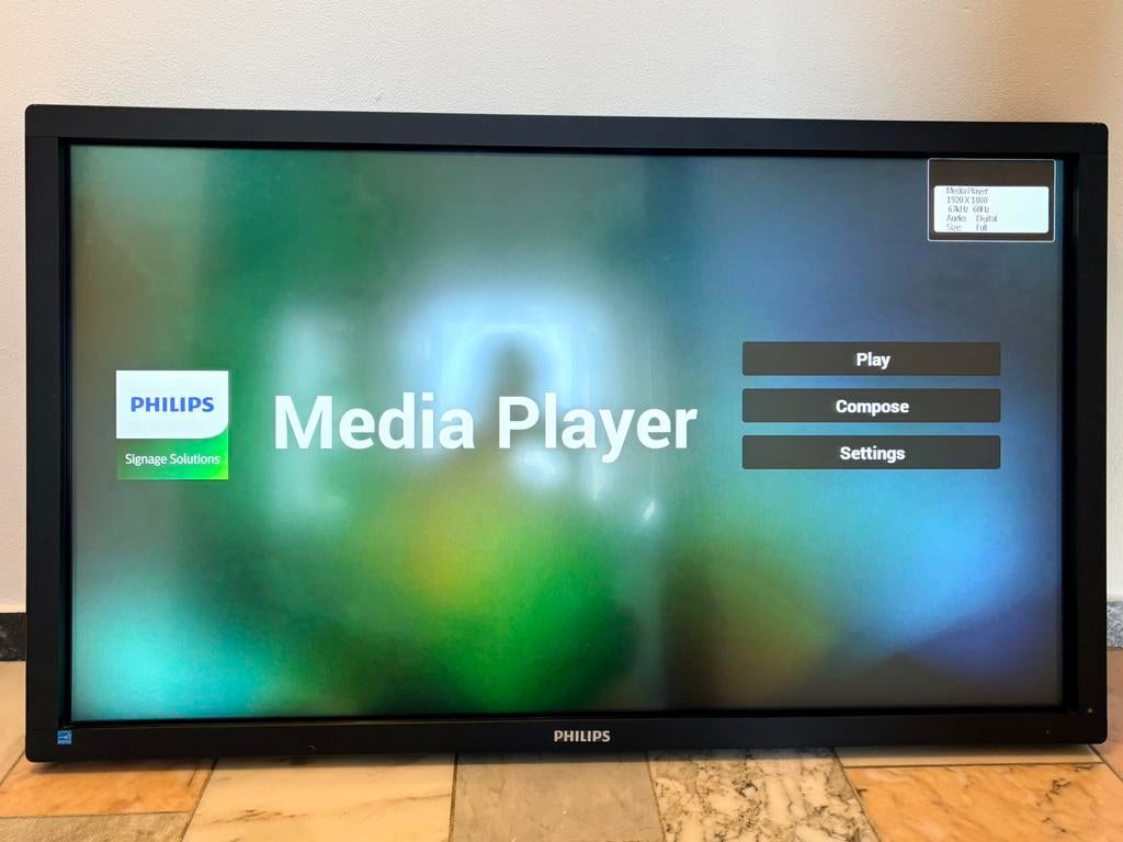 Signage-oplossingen Multi-touch display, Ophalen, DisplayPort, Touchscreen