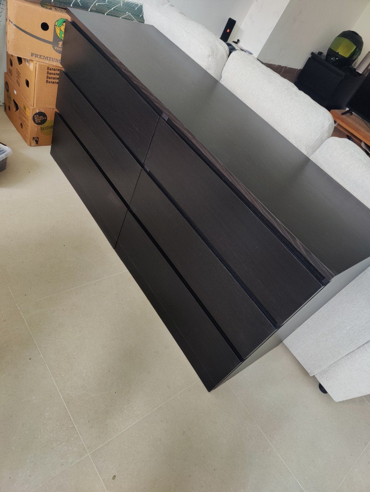 ikea malm dressoir, Enlèvement