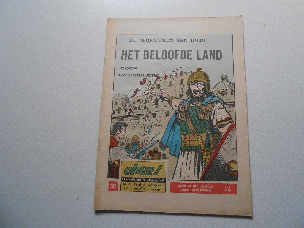 Ohee 282 Het beloofde land 1968., Eén stripboek, Ophalen of Verzenden, Zo goed als nieuw, Karel Verschuere