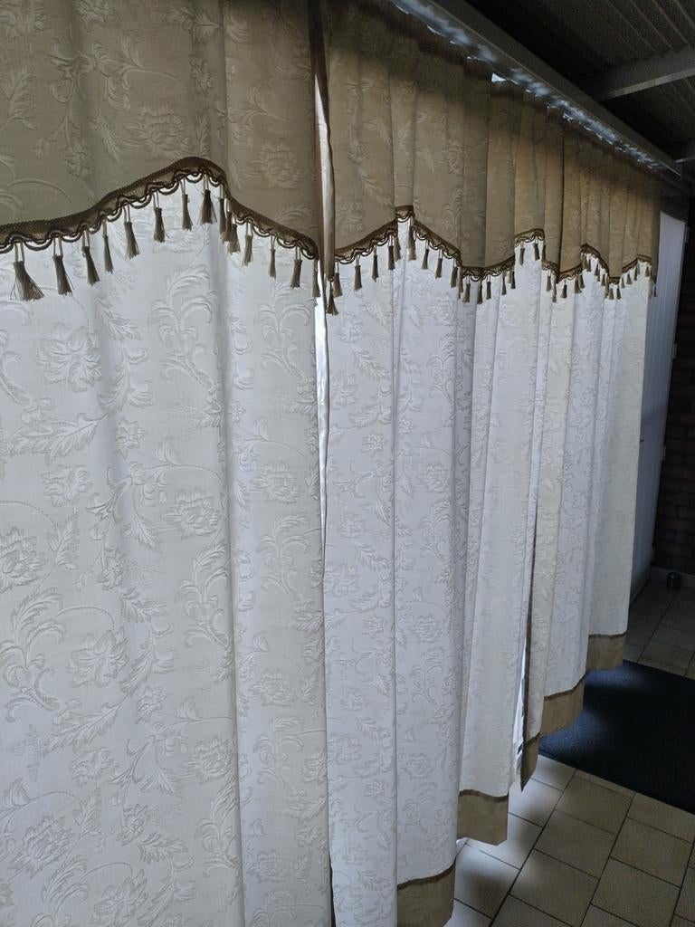 Gordijnen Wit met motief AFHALING LEES BESCHRIJVING, Ophalen, 100 tot 150 cm, 200 cm of meer, Wit