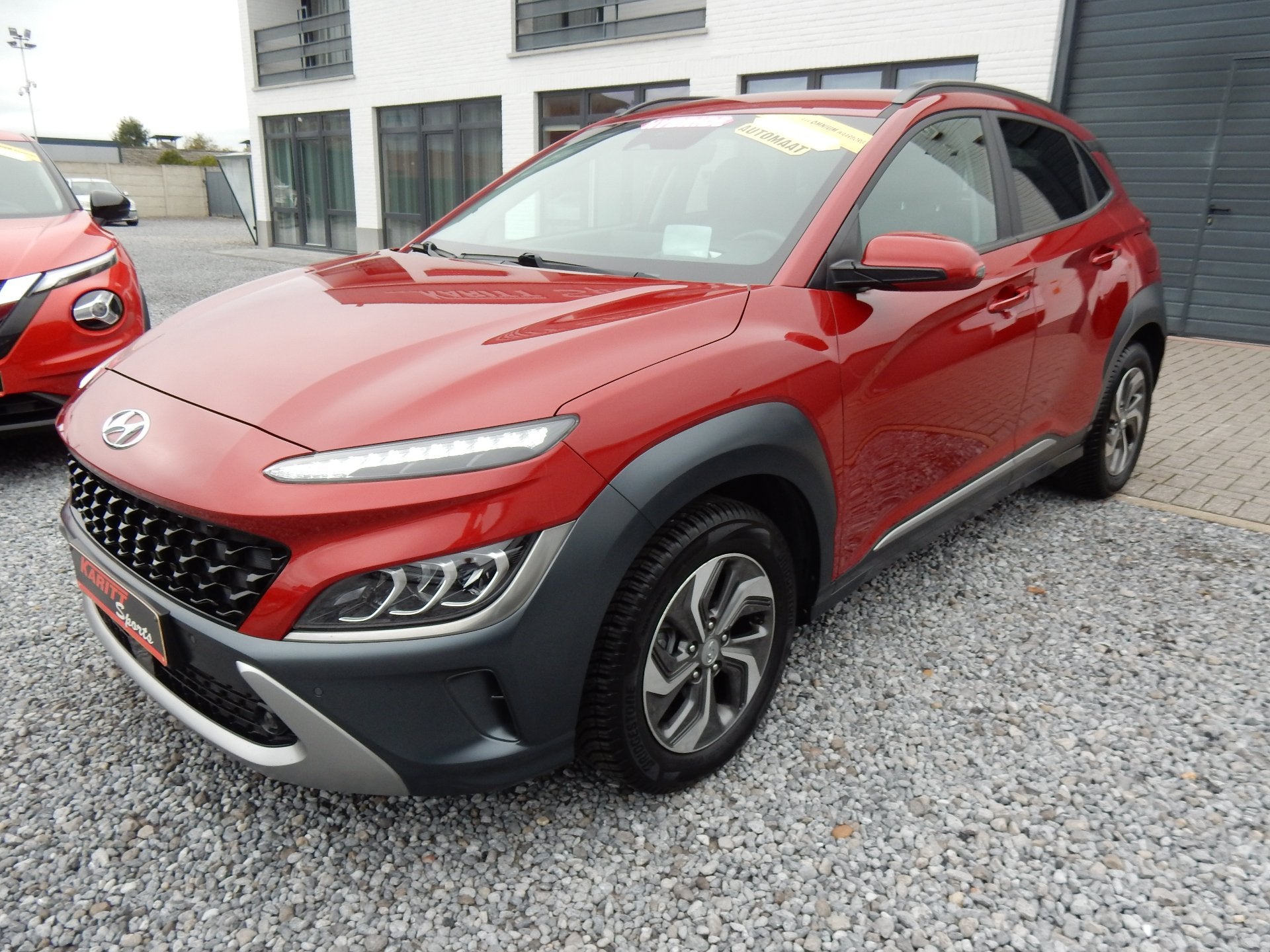 Hyundai KONA Hybride automaat ! 71000km ! trekhaak+ vele opt, Auto's, Automaat, Monovolume, Gebruikt, Zwart