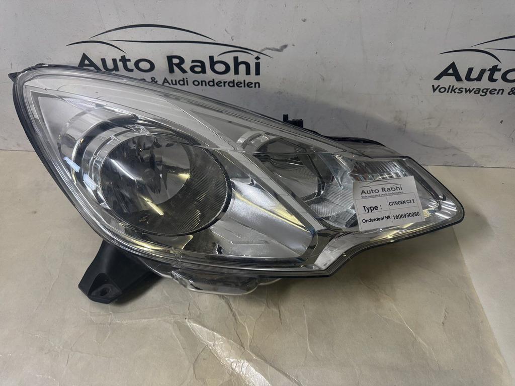 Citroën C3/DS3 koplamp rechts, Gebruikt, -, -, Ophalen of Verzenden