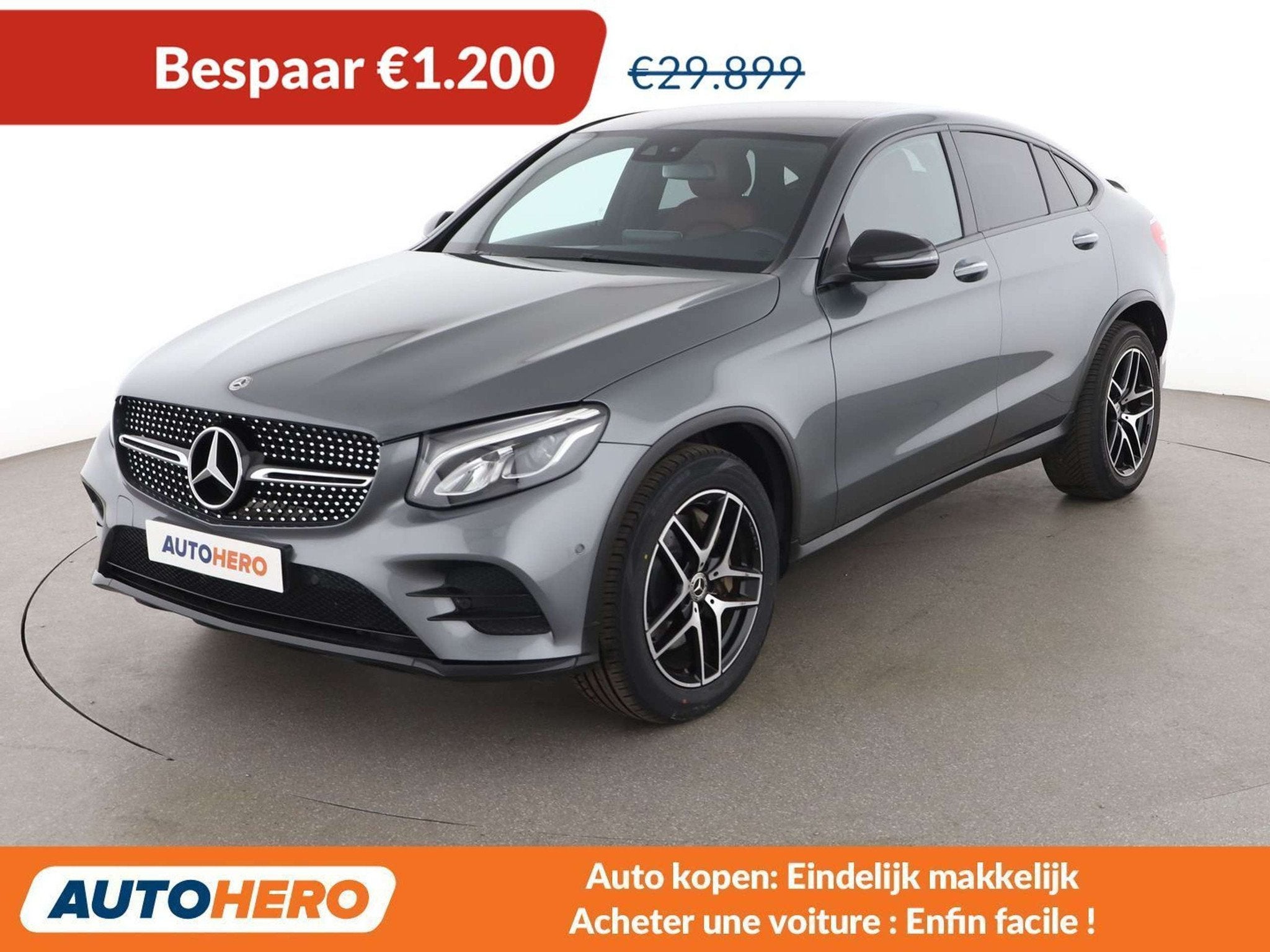 Mercedes-Benz GLC 250 GLC 250 4Matic AMG Line (automatique), Autos, Cuir, Argent ou Gris, Achat, GLC