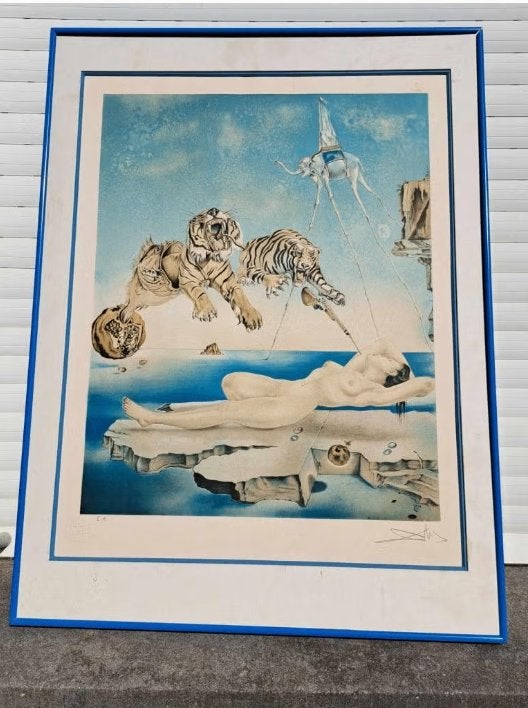 lithographie epreuve d artiste signe salvador dali, Antiquités & Art, Enlèvement ou Envoi, Lithographie