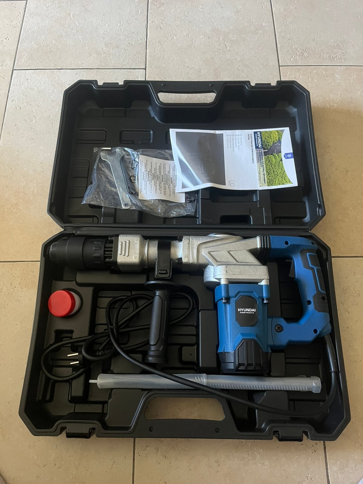 Hyundai Breekhamer 1300w 20 Joule, Doe-het-zelf en Bouw, Gereedschap | Boormachines, Ophalen, Zo goed als nieuw