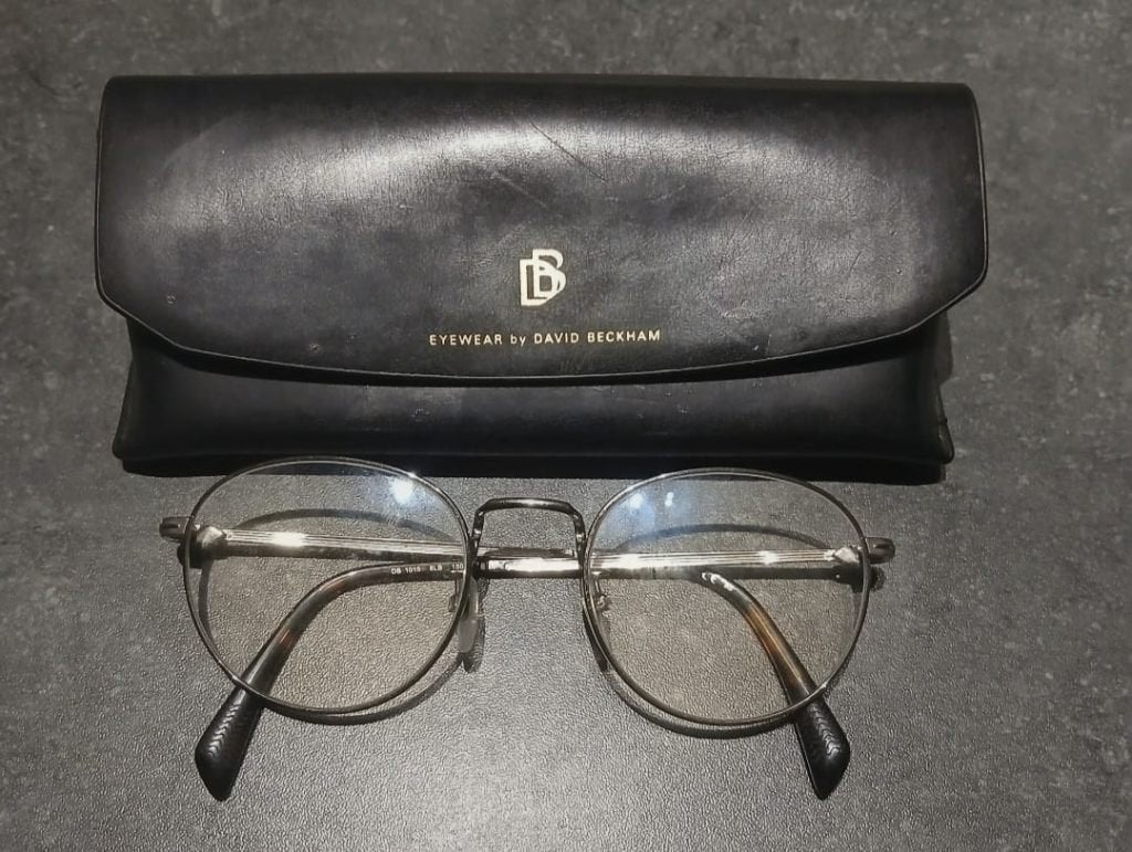 David Beckham Bril / Montuur (DB 1015) + Blue Light Filter, Overige merken, Nieuw, Ophalen of Verzenden, Grijs