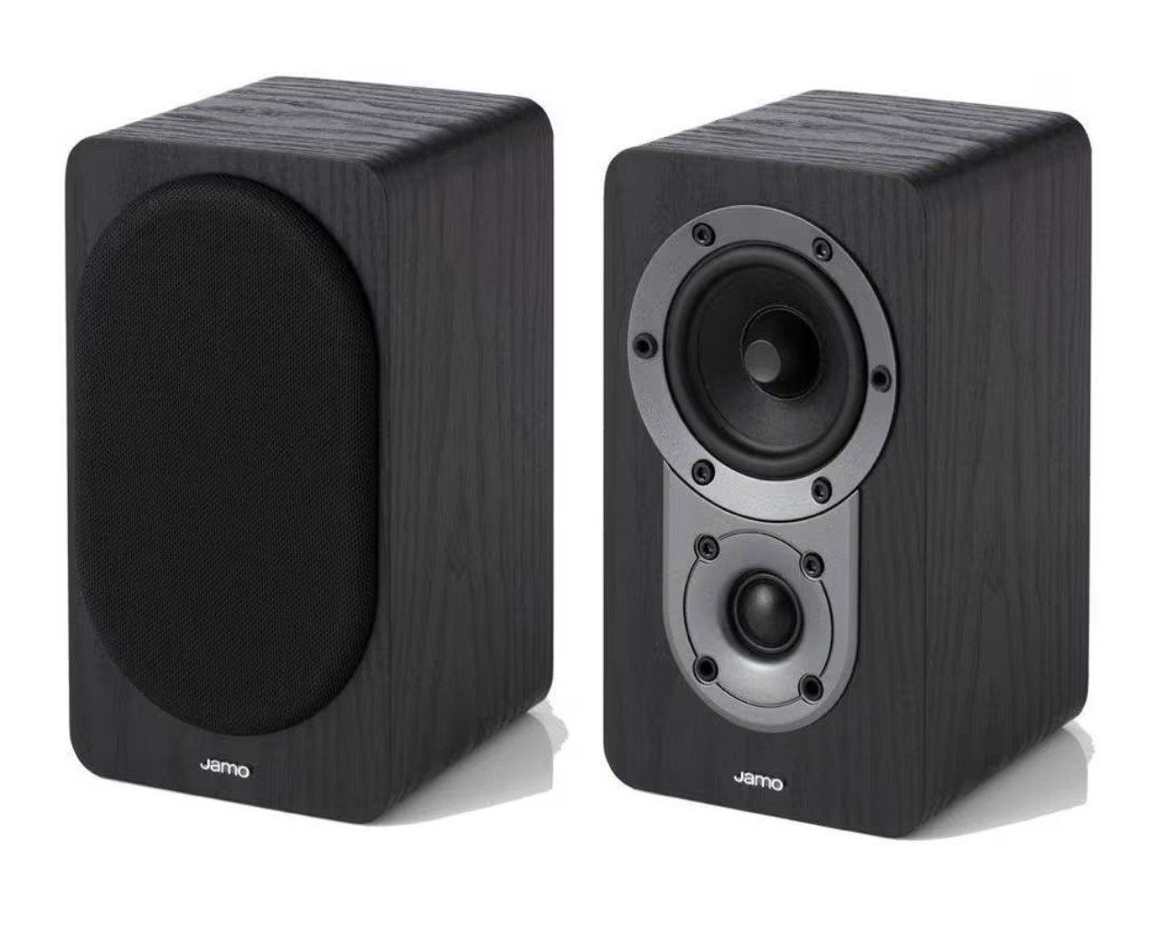Enceintes Jamo S420 : 2 voies - 2X100 watts + 2 câbles hifi, TV, Hi-fi & Vidéo, Enceintes, Enceinte d'étagère, Enlèvement ou Envoi