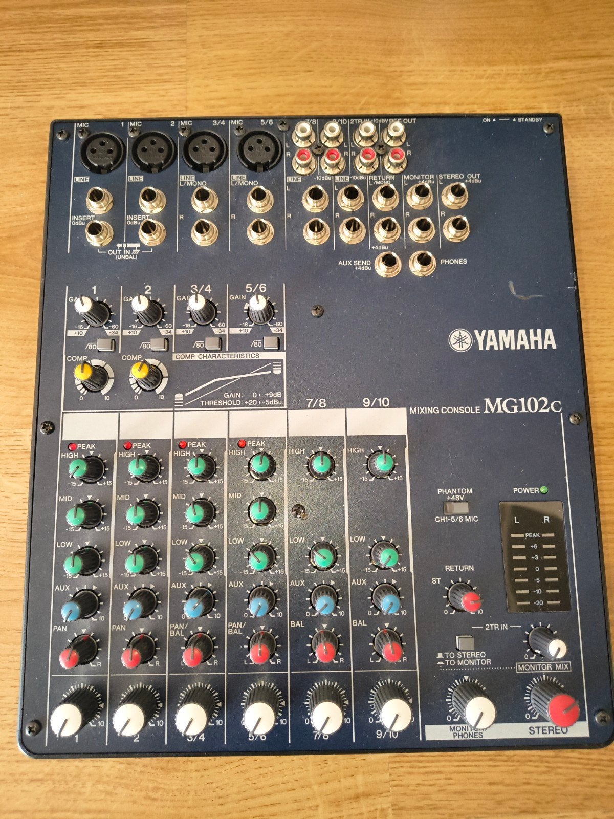 Yamaha MG102C, Muziek en Instrumenten, Ophalen of Verzenden, Zo goed als nieuw, 5 tot 10 kanalen, Microfooningang
