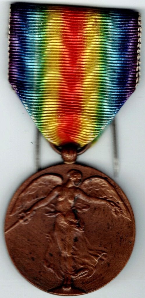 Overwinningsmedaille 1914-1918 België, Verzamelen, Verzenden, Lintje, Medaille of Wings
