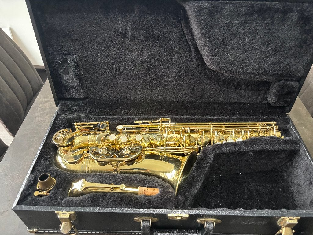 Buffet Crampon Evette Super alt-saxofoon + accessoires, Muziek en Instrumenten, Ophalen, Gebruikt, Alt, Met koffer