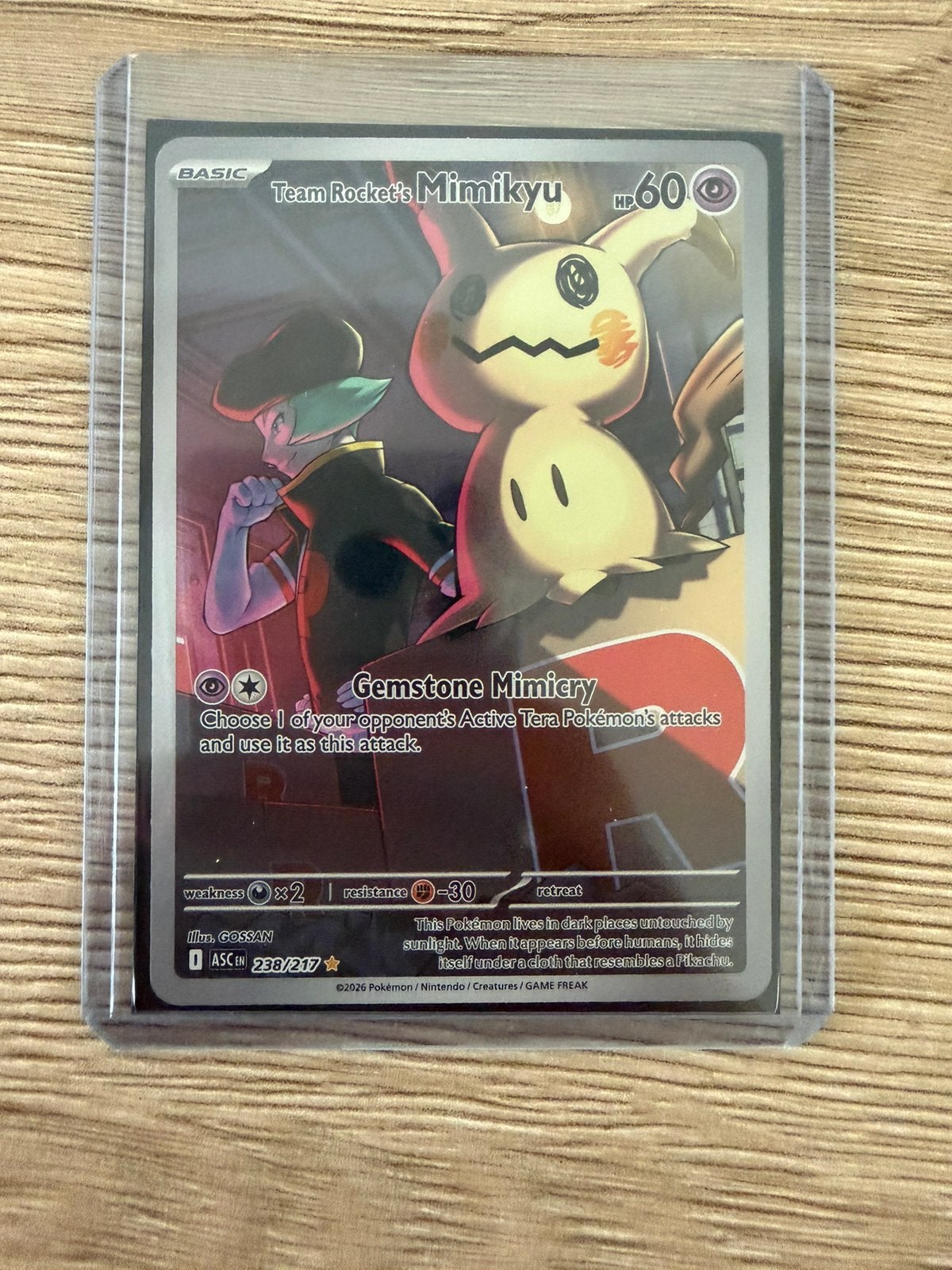 Team Rocket's Mimikyu (ASC 238), Ophalen of Verzenden, Zo goed als nieuw