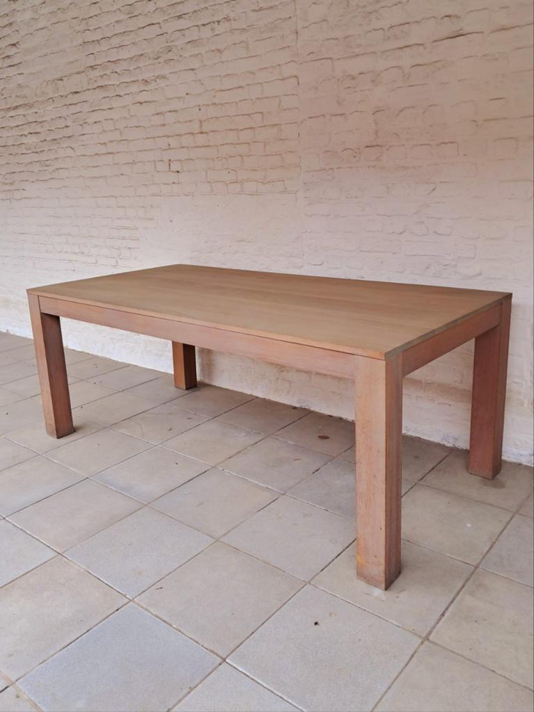 Massief houten tafel, Huis en Inrichting, Tafels | Eettafels, Ophalen