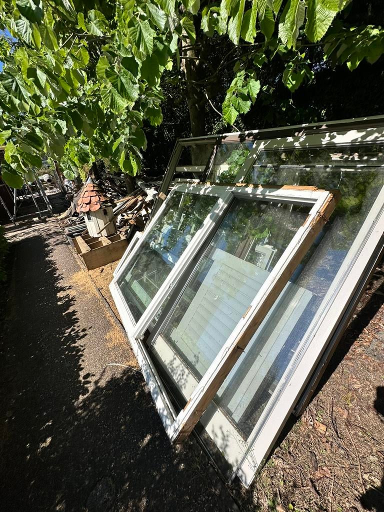 Oud raam / oude ramen / oude deur gratis, Ophalen, Zo goed als nieuw, Hout