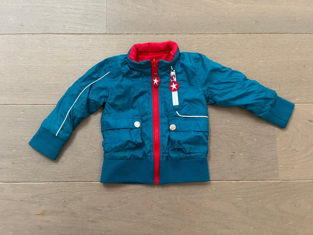 Omkeerbaar Winterjasje van Kik Kid (Maat 74 / 6-9 maand), Gebruikt, Ophalen of Verzenden, Jasje, Kik Kid