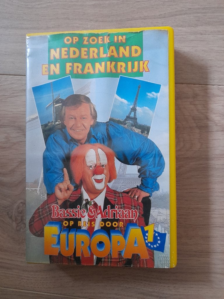 VHS Bassie en Adriaan, Cd's en Dvd's, Ophalen of Verzenden, Gebruikt, VHS