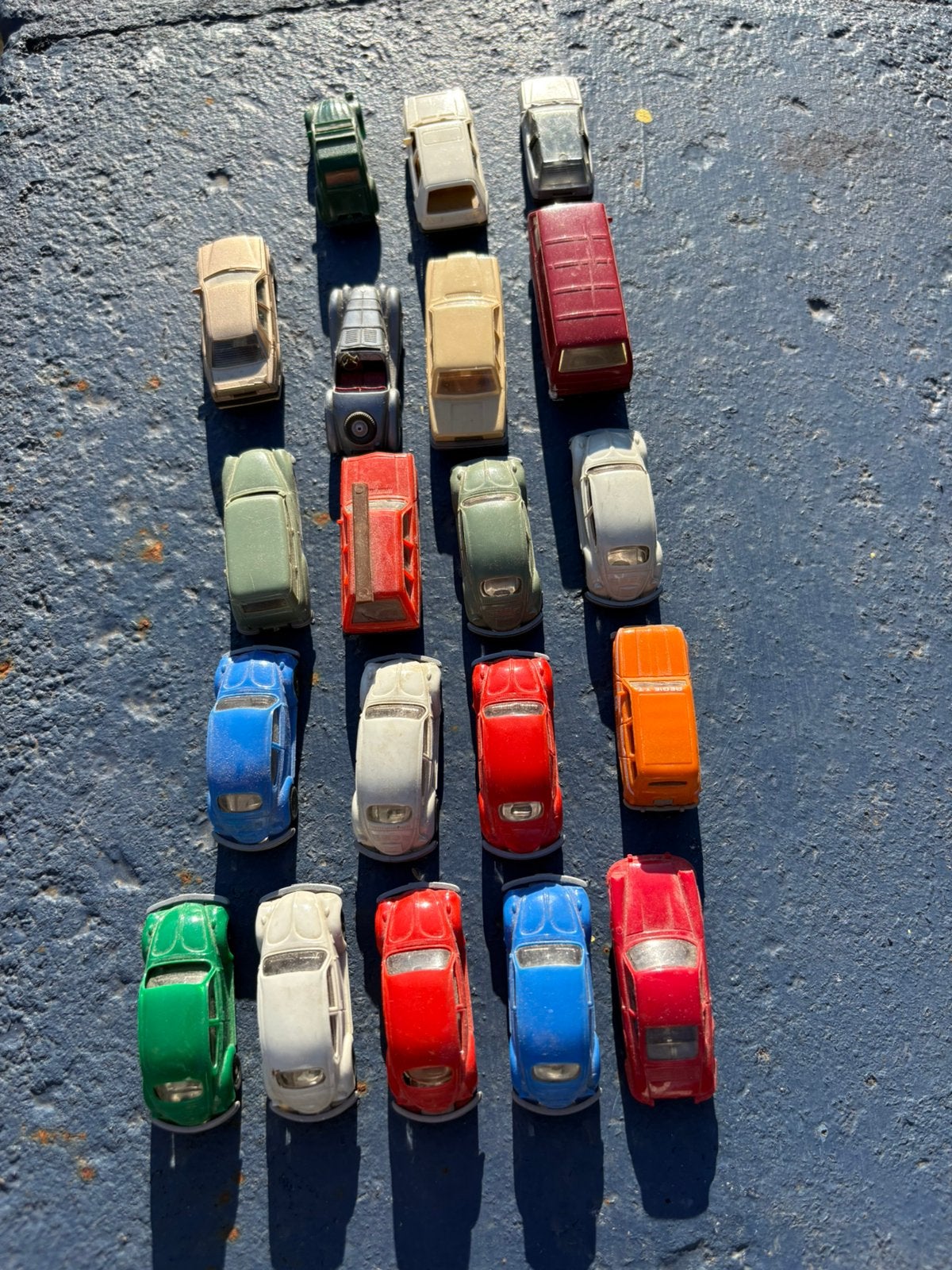 Lot de wagons et petites voitures, Hobby & Loisirs créatifs, Enlèvement, Utilisé