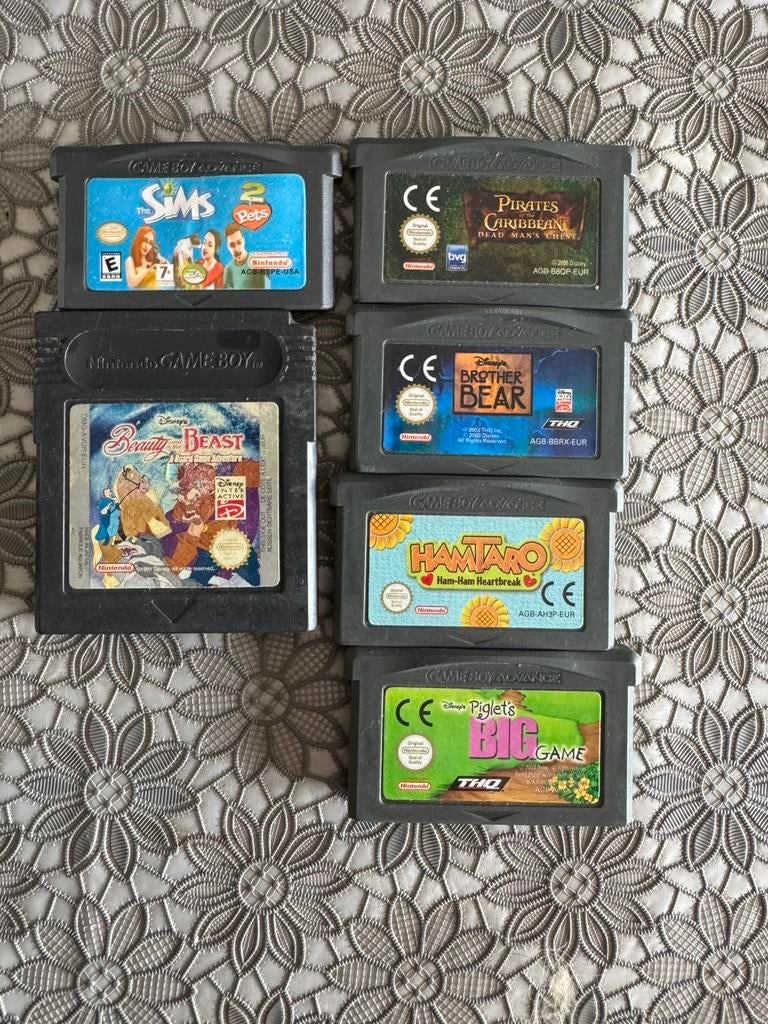 Games gameboy advanced, Ophalen, Gebruikt