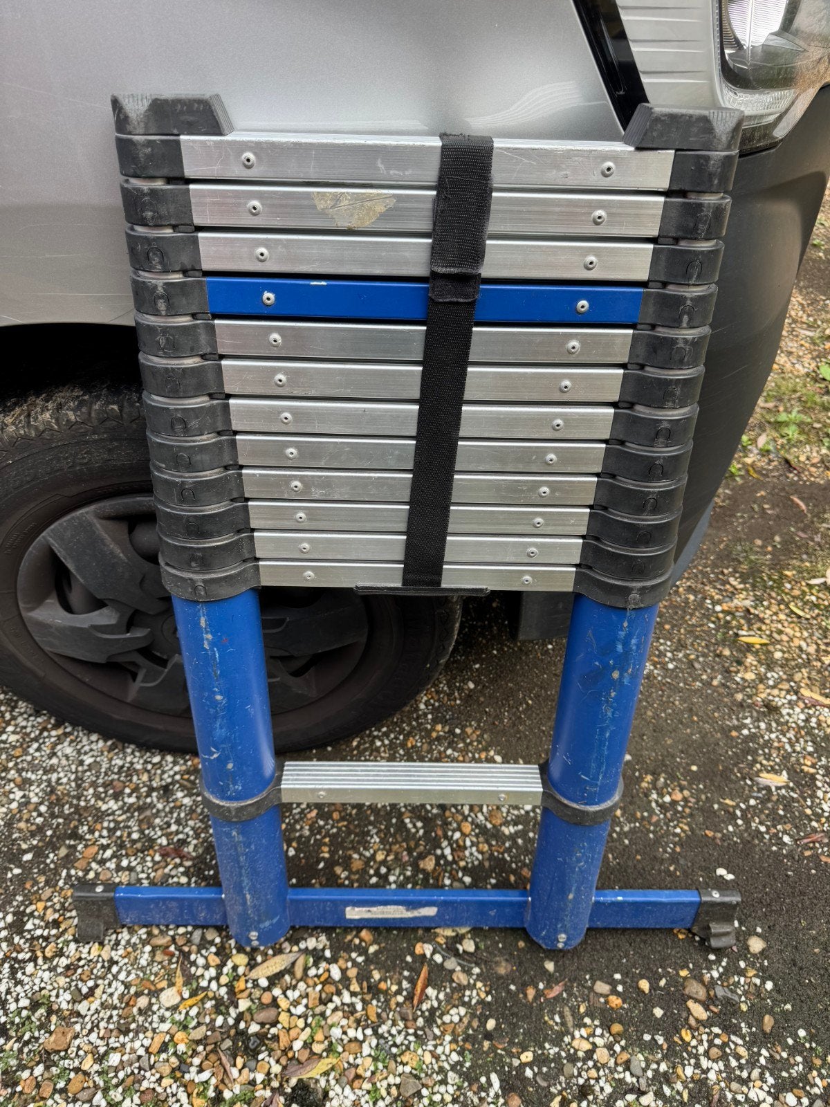 Telescopische ladder 3,5m, Doe-het-zelf en Bouw, Ophalen, Ladder