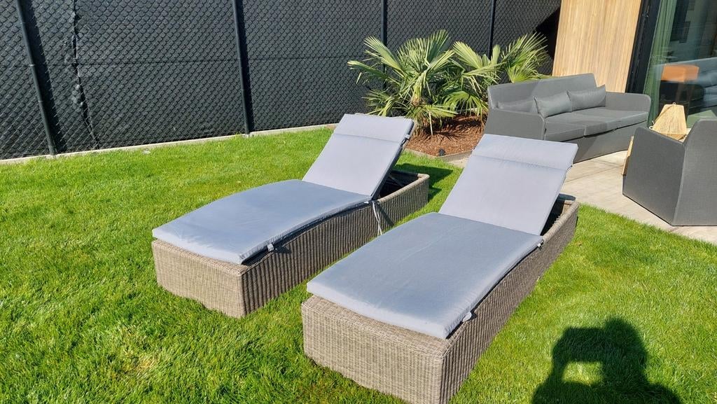 Twee ligbedden van bristol, Tuin en Terras, Ophalen