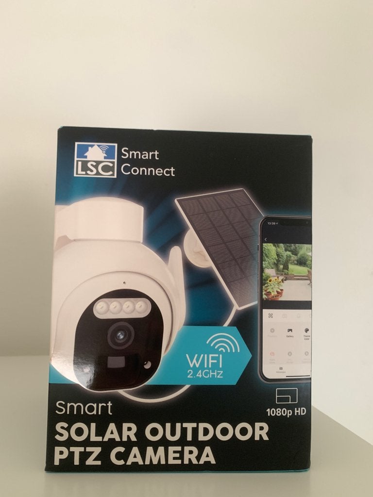 Camera extérieur avec panneau solaire, TV, Hi-fi & Vidéo, Caméras de surveillance, Enlèvement, Neuf, Caméra extérieure
