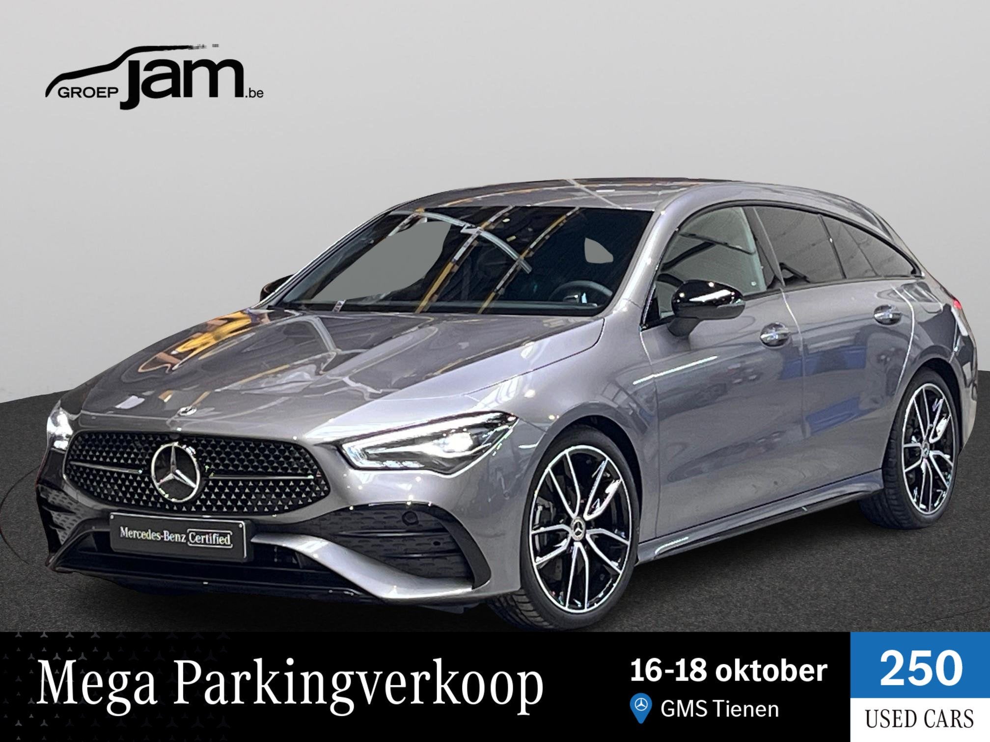 Mercedes-Benz CLA-Klasse Shooting Brake 200 AMG Line, Autos, Achat, Euro 6, Noir, Tissu