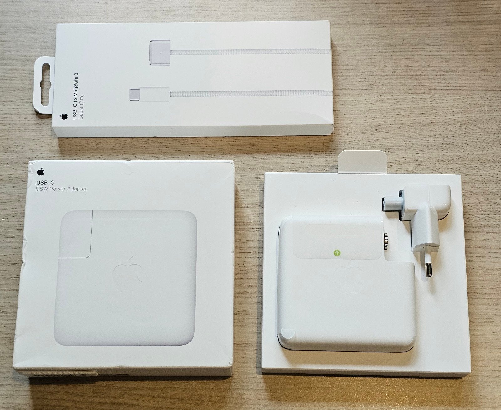Apple 96W power adapter + MagSafe 3 kabel | Nieuw!, Computers en Software, Laptop-opladers, Ophalen of Verzenden