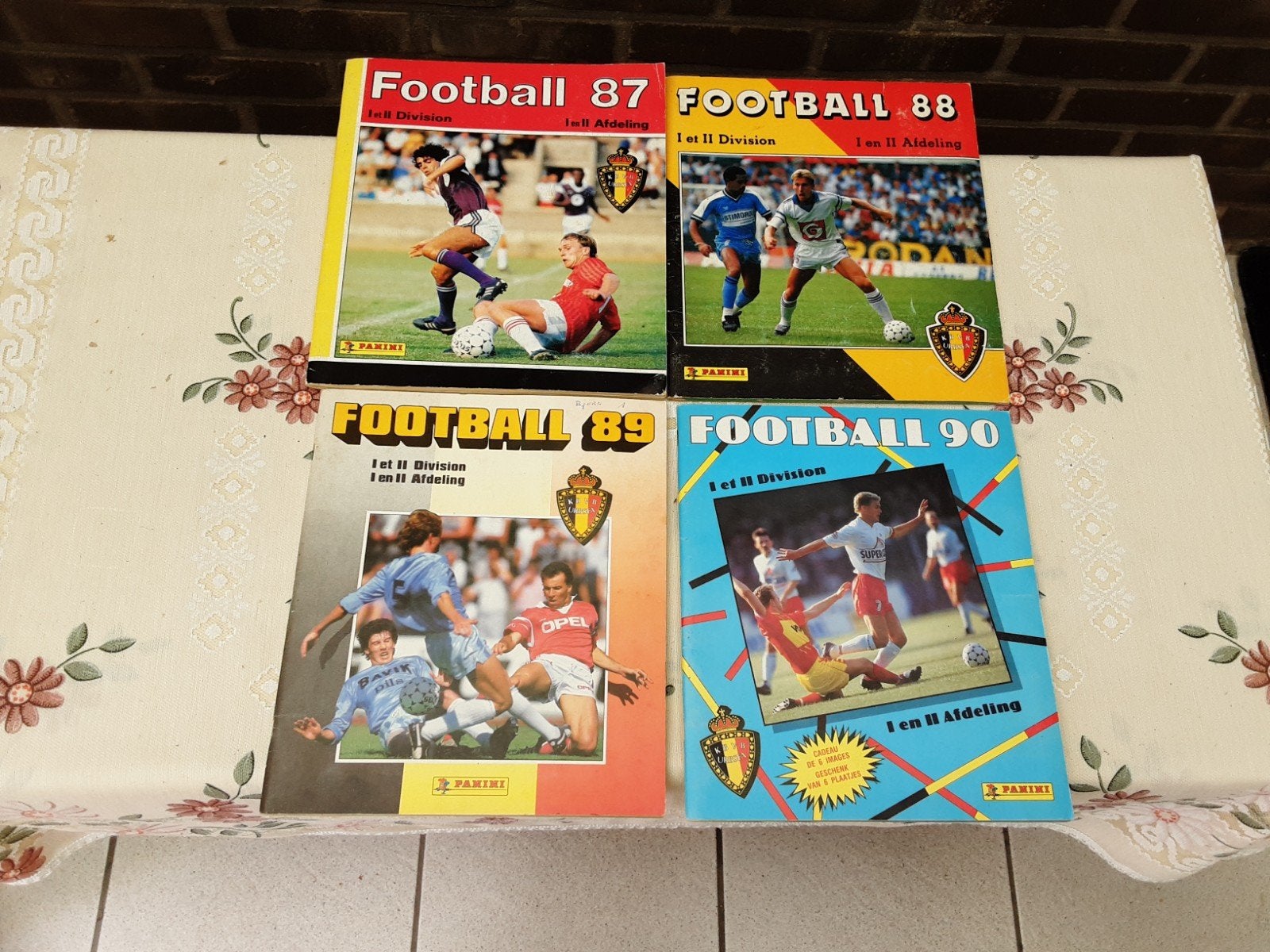 Ballon de football Panini complet 87/88/89/90/, Enlèvement ou Envoi