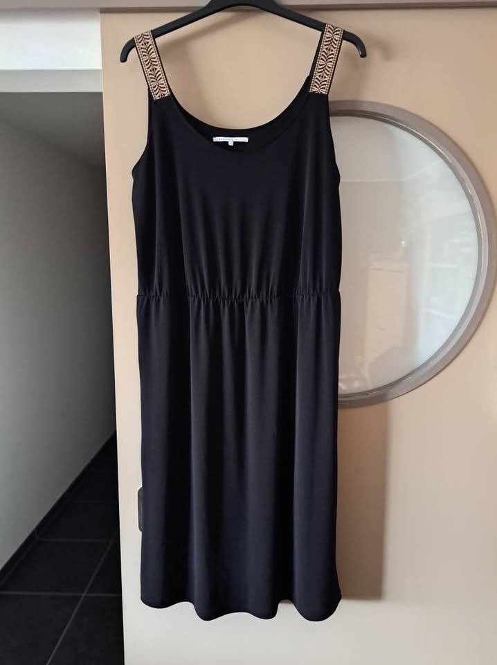 Xandres X-line, zwarte jurk, zgan, XL, Zwart, Maat 46/48 (XL) of groter, Ophalen of Verzenden, Zo goed als nieuw