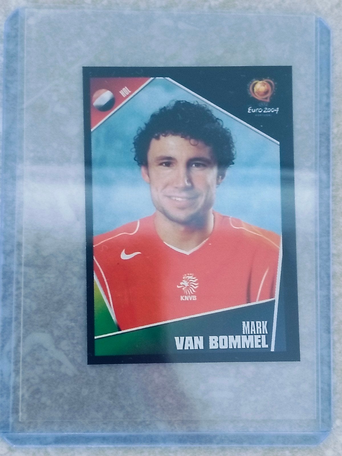 Panini sticker euro 2004 Mark Van Bommel Nederland, Enlèvement ou Envoi, Autocollant