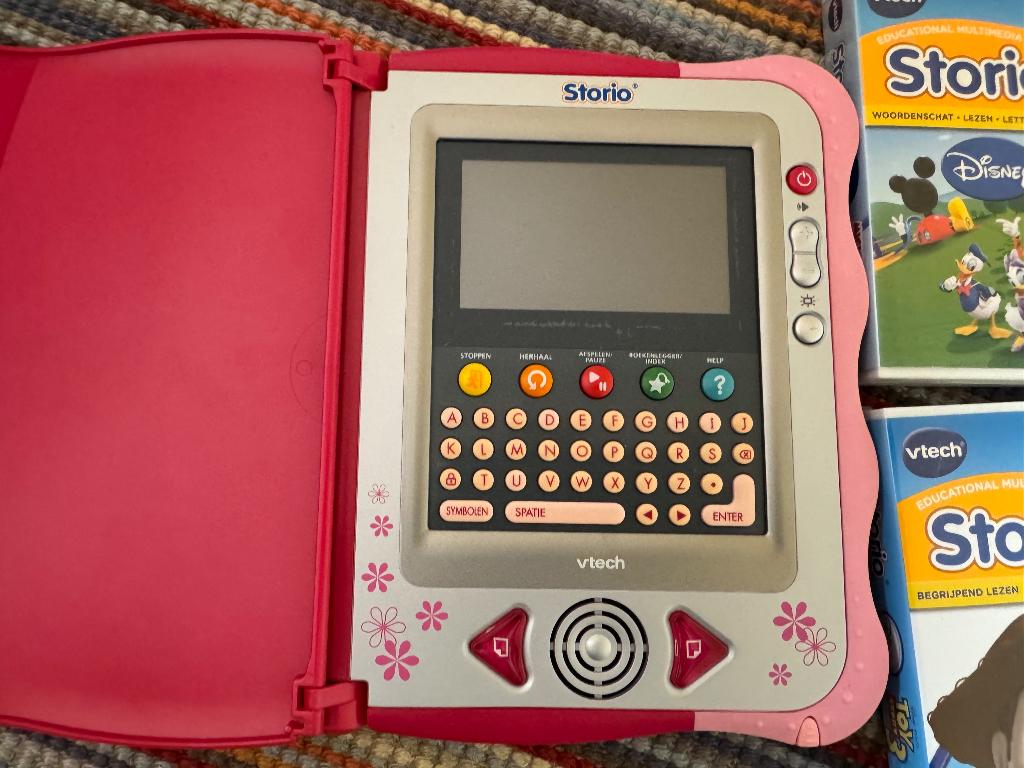 Storio Vtech + 5 Kaart, Kinderen en Baby's, Speelgoed | Vtech, Ophalen, Zo goed als nieuw, 4 tot 6 jaar