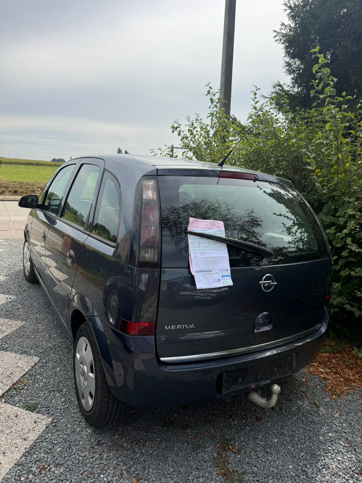 OPEL MERIVA (papier rose) airco 2eme main, Ophalen of Verzenden, Opel