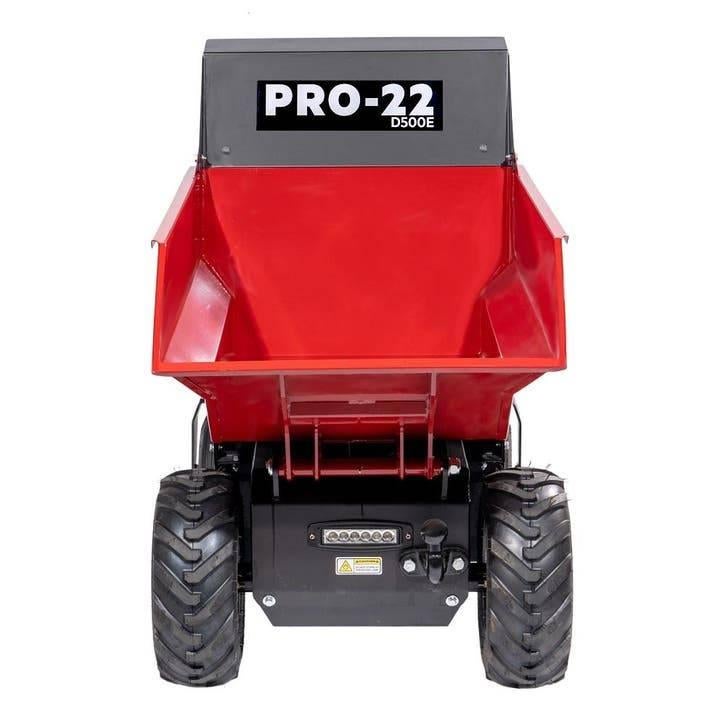 PRO-22 D500E Elektrische Accu Dumper en Kruiwagen, Tuin en Terras, Kruiwagens, Ophalen of Verzenden