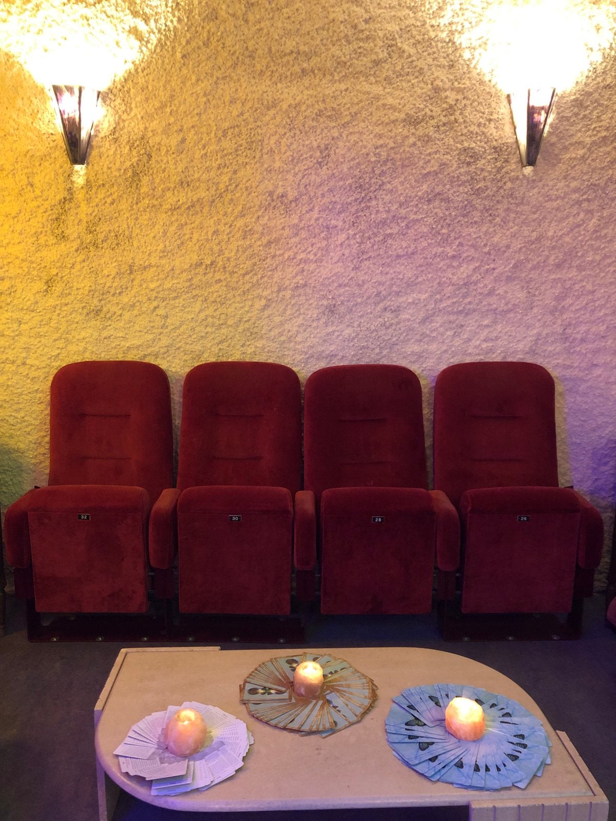 Rangée de 4 sièges de cinéma, Enlèvement, Comme neuf