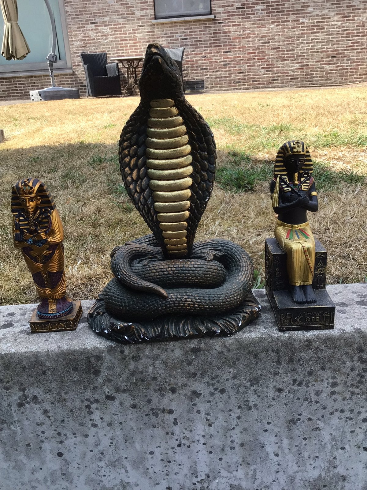 Drie Egyptische beelden, Antiek en Kunst, Ophalen
