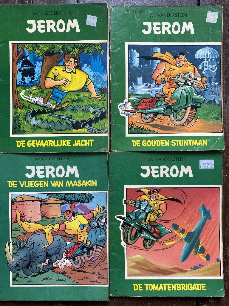 Jerom - met enkele oude uitgaves, Boeken, Stripverhalen, Willy Vandersteen, Meerdere stripboeken, Ophalen, Gelezen