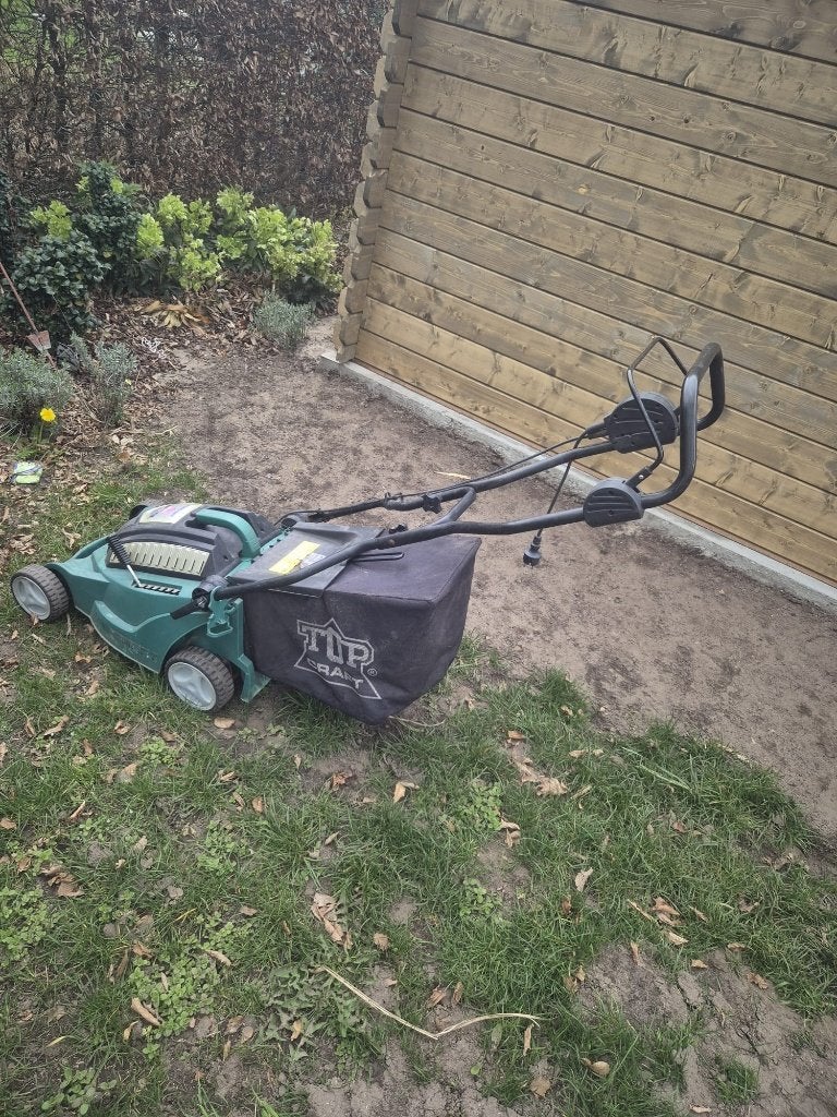 Topcraft grasmaaier elektrisch, Tuin en Terras, Grasmaaiers, Ophalen, Cirkelmaaier, Top craft, Elektrische grasmaaier