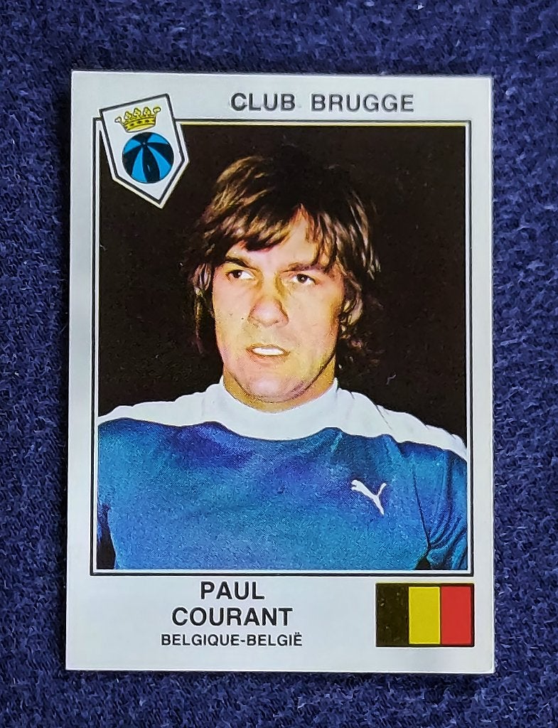 Panini sticker card voetbal EK Euro 1979 - Paul Courant ', Ophalen of Verzenden, Nieuw, Sticker