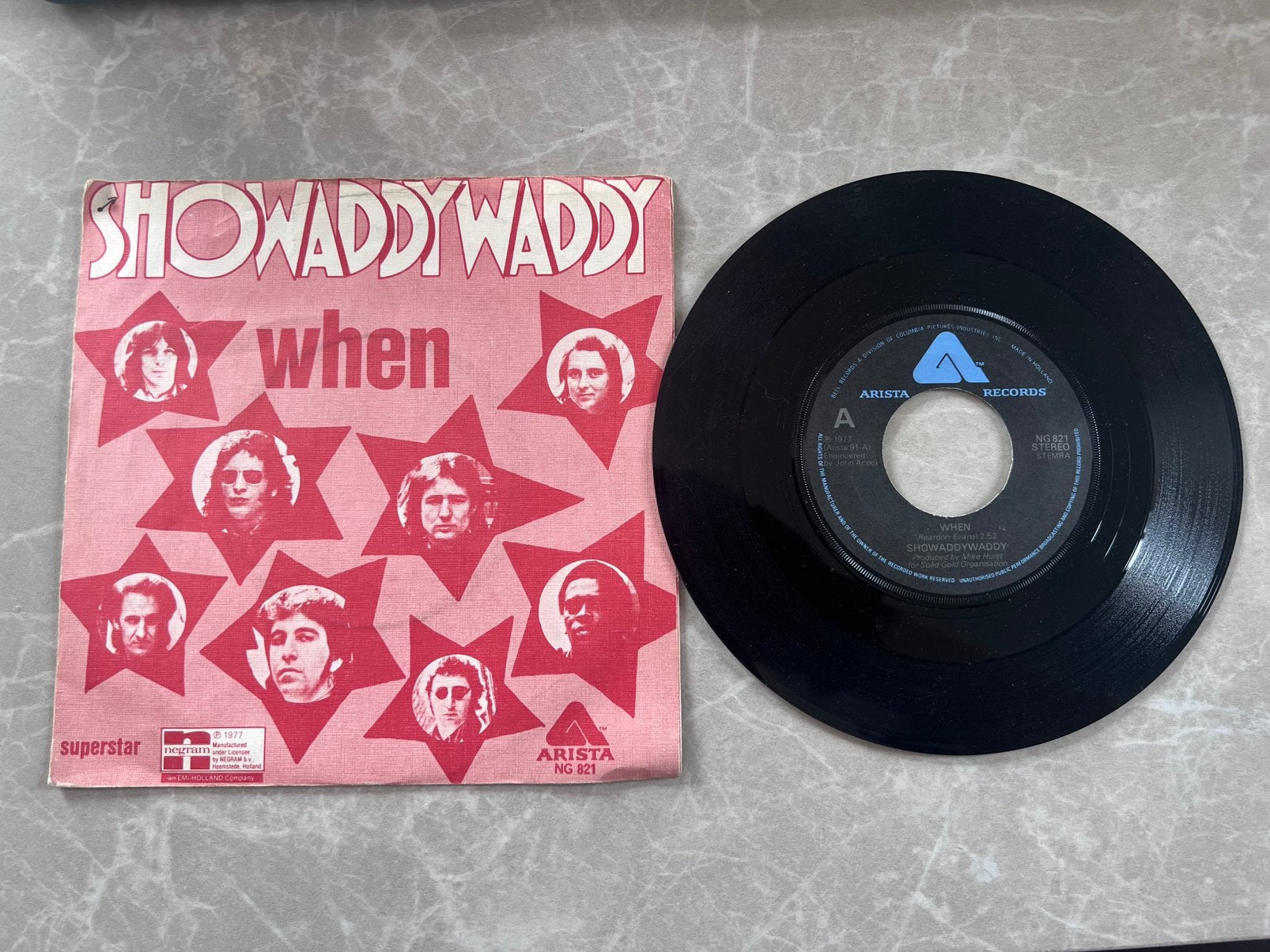 Vinyl 7" 45RPM Showaddywaddy, Ophalen of Verzenden, Gebruikt, 7 inch